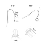 200PCS Earring Hooks Fish Hook Ear Wires - Scentll®