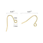 200PCS Earring Hooks Fish Hook Ear Wires - Scentll®
