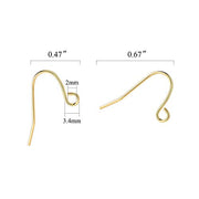 200PCS Earring Hooks Fish Hook Ear Wires - Scentll®
