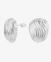 Gold Threaded Stud Earrings