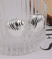 Gold Threaded Stud Earrings