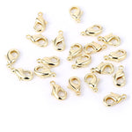 18K Gold 50 PCS 9mm Small Lobster Clasps and 100 PCS 4mm Open Jump Rings - Scentll®
