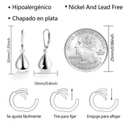 14K Gold Plated Teardrop Earrings for Women | 925 Sterling Silver Leverback Drop Earrings Jewelry Gifts for Women