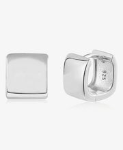 Stylish Small Wide Hoop Earrings