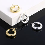 Small Chunky Hoop Earrings - Scentll®