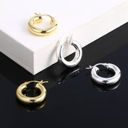 Small Chunky Hoop Earrings - Scentll®