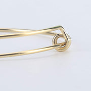 12 PCS Gold Plated Stainless Steel Wire Blank Adjustable Bangle Bracelet 2.6 - 3 Inches - Scentll®