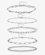 Multilayer Bead Chain Bracelet Set