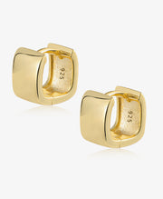 Stylish Small Wide Hoop Earrings