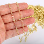 24FT 14K Paperclip Raw Chains - Scentll®