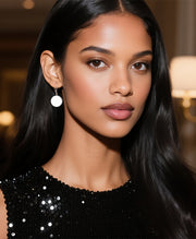 Disc Dangle Earrings