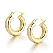 Small Chunky Hoop Earrings - Scentll®