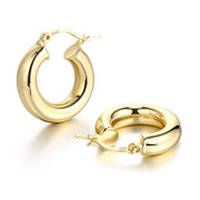Small Chunky Hoop Earrings - Scentll®