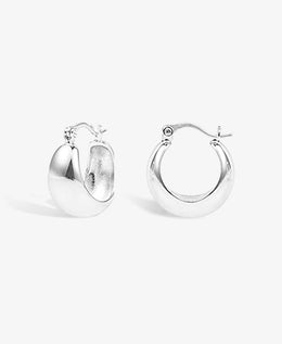 Scentll 14K Gold Silver Plated Chunky Hoop Earrings for Women Hypoallergenic Thick Huggie Earring Wide Hoops Everyday Hoop Earrings