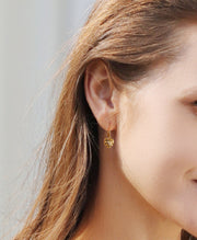 Heart Skeleton Dangle Drop Earrings